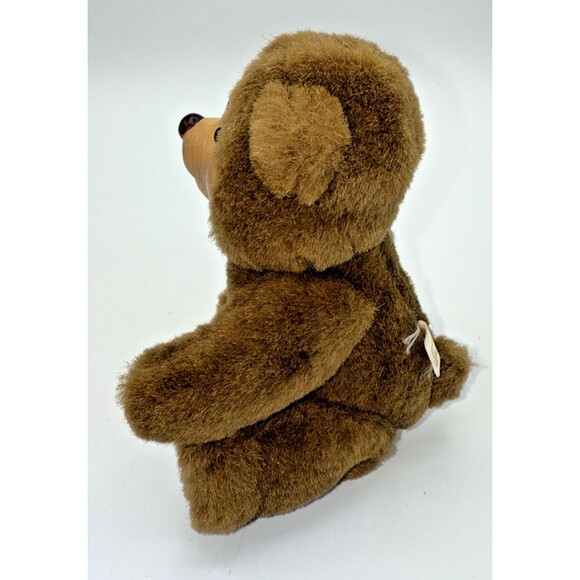 Vintage Robert Raikes Brown Jointed Teddy Bear Nursery Miniatures Applause 8” - Picture 8 of 16